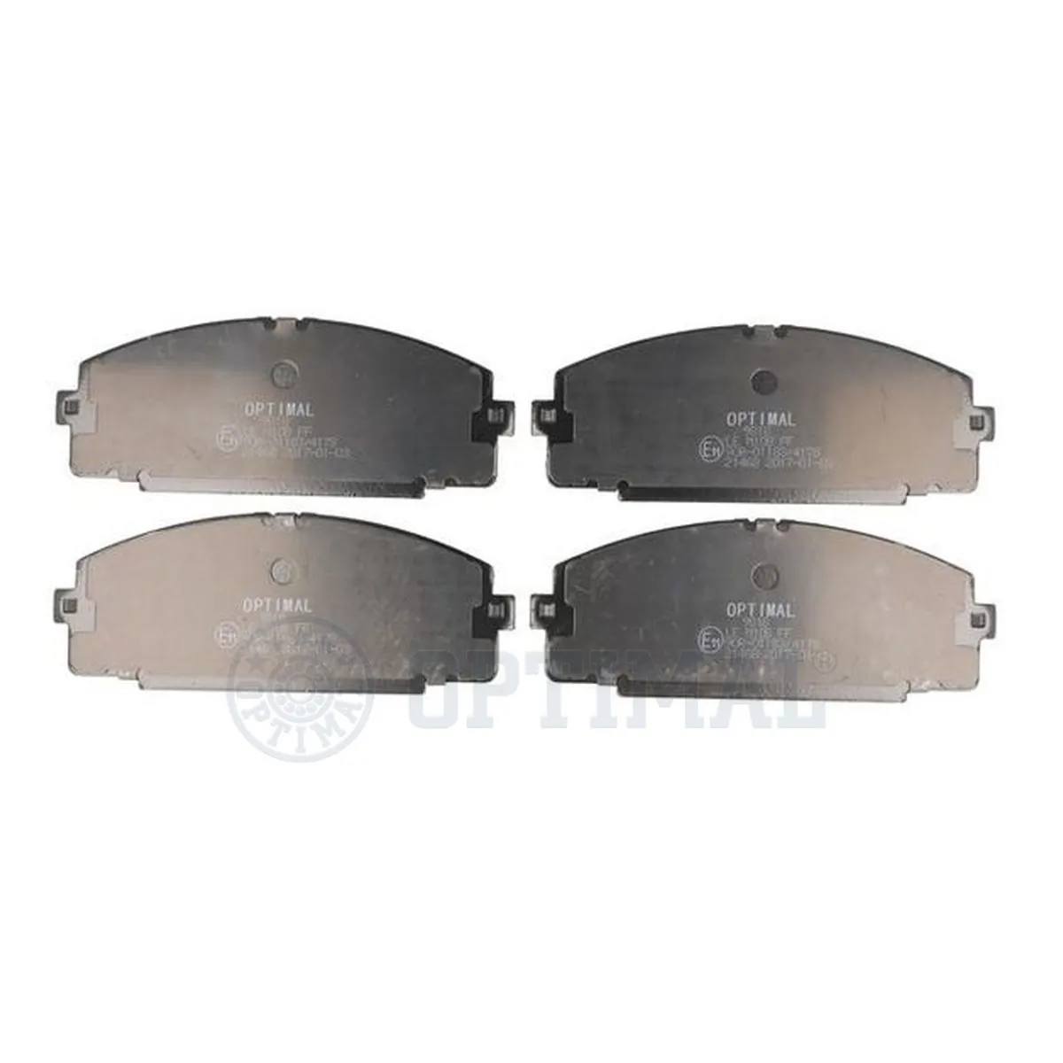 Kit de plaquettes de frein, frein à disque OPTIMAL 9818