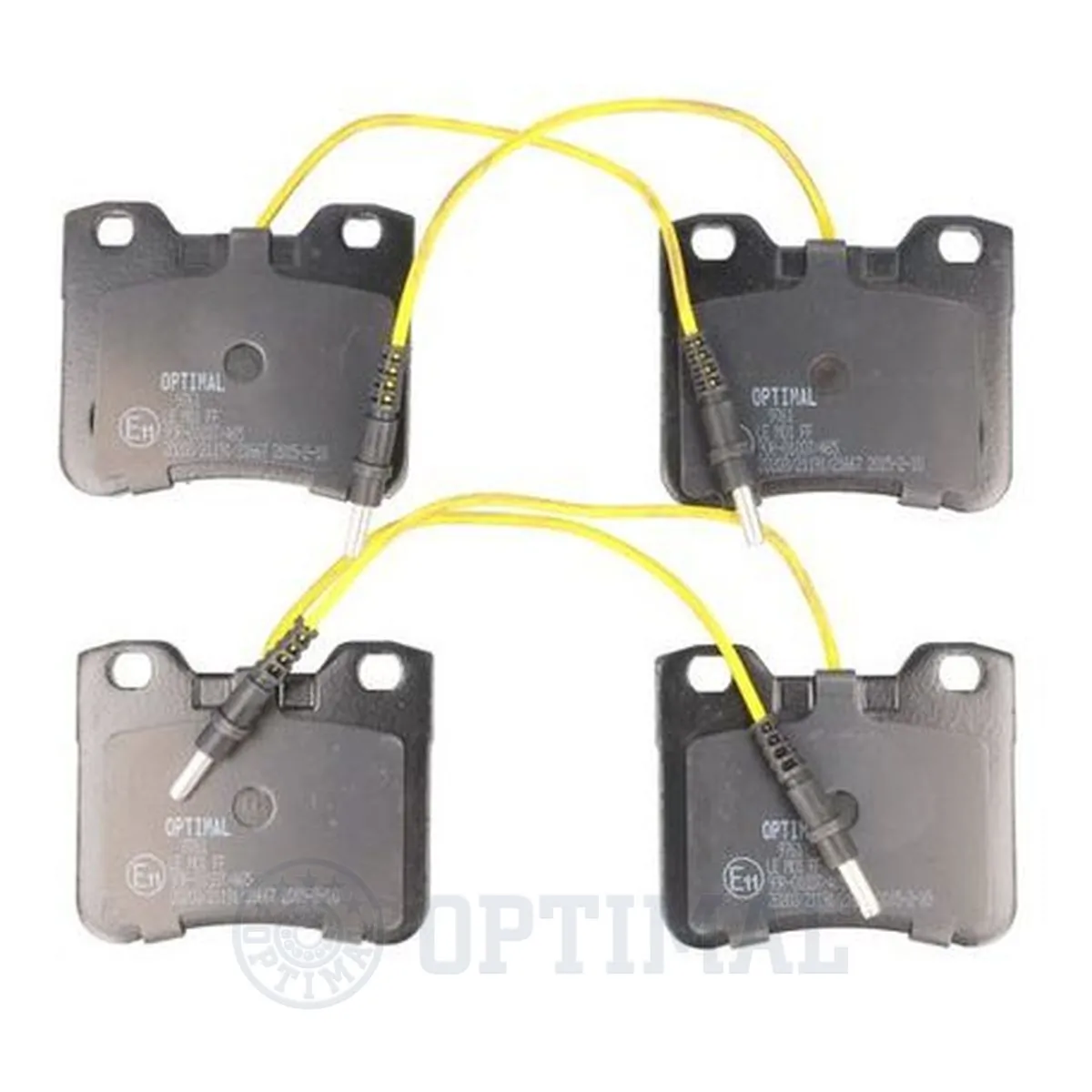 Kit de plaquettes de frein, frein à disque OPTIMAL 9761