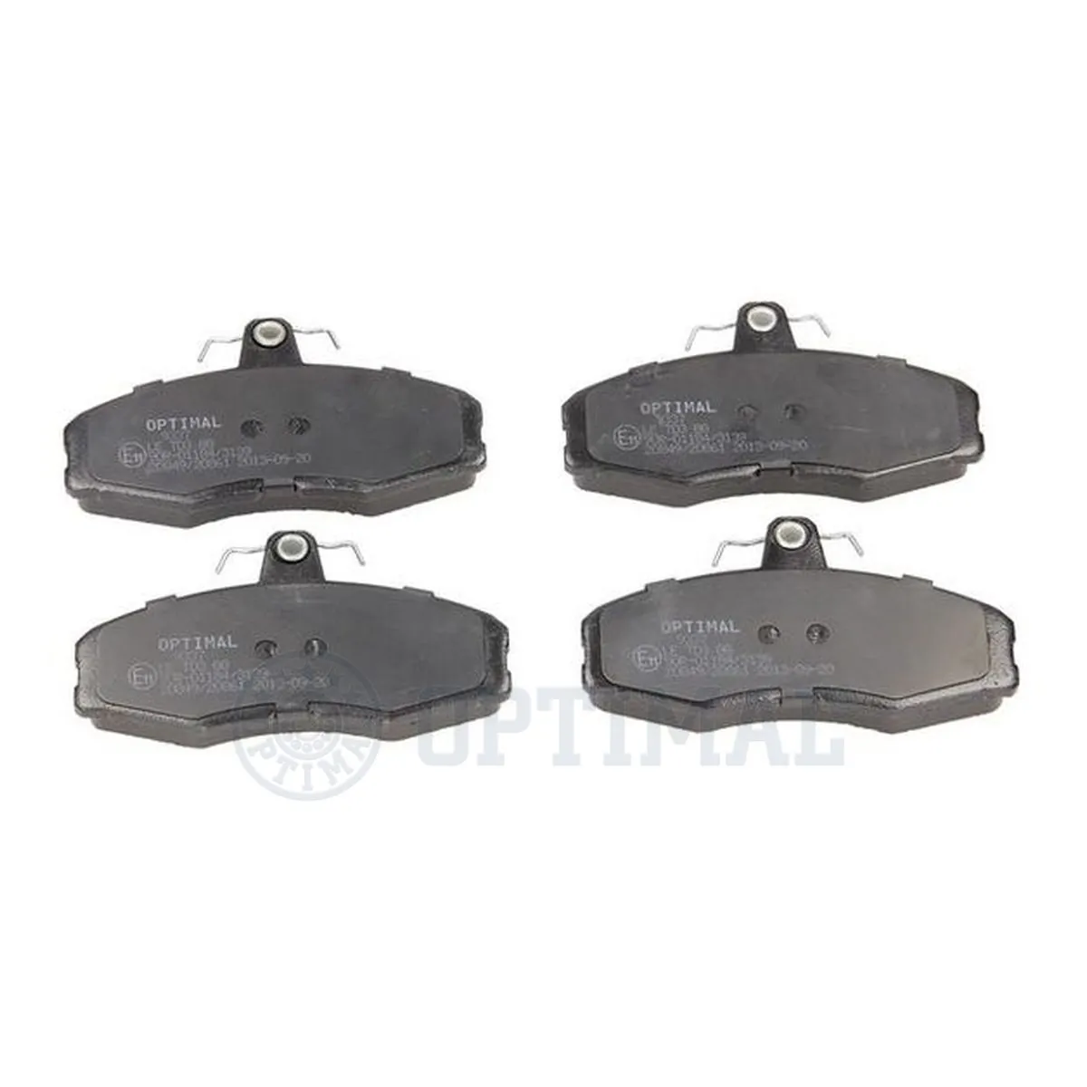 Kit de plaquettes de frein, frein à disque OPTIMAL 9337