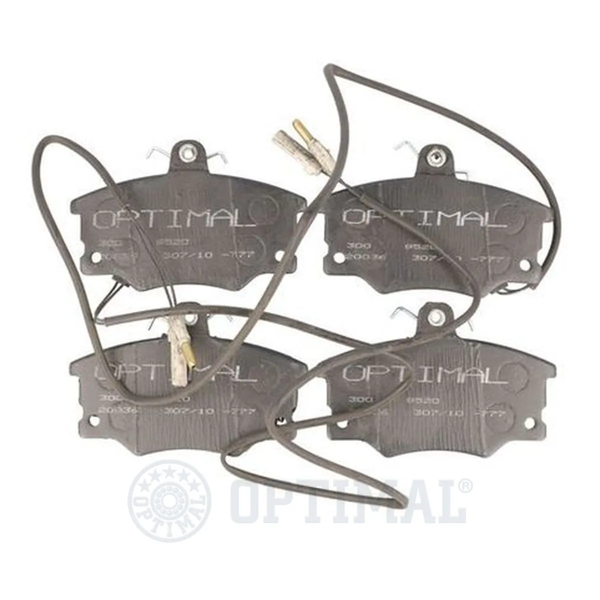 Kit de plaquettes de frein, frein à disque OPTIMAL 9520