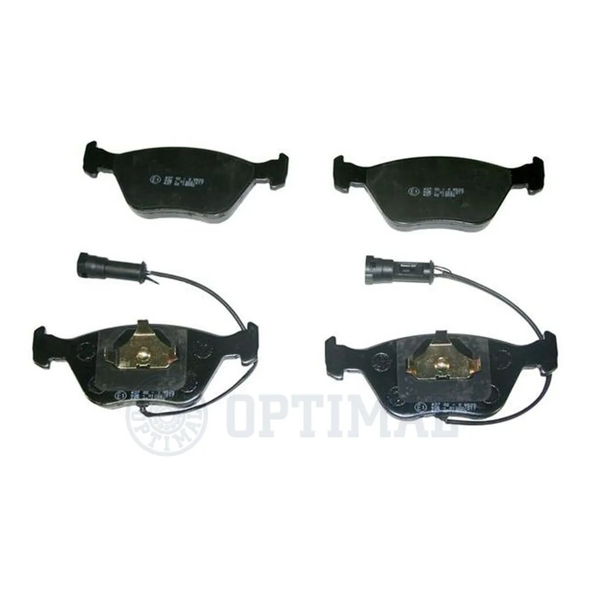 Kit de plaquettes de frein, frein à disque OPTIMAL 9855
