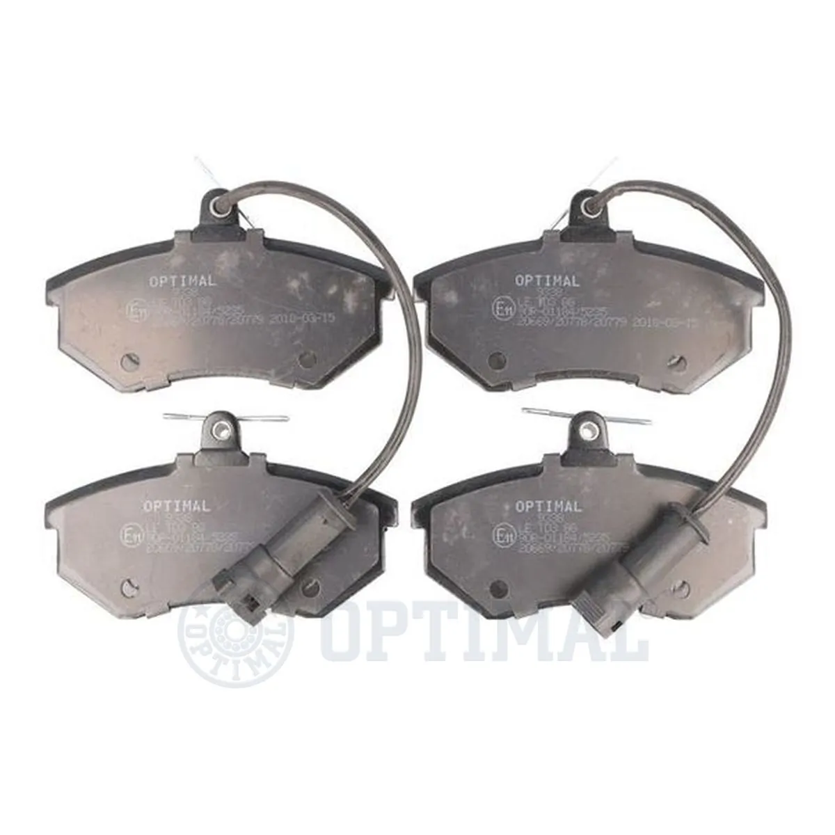 Kit de plaquettes de frein, frein à disque OPTIMAL 9338