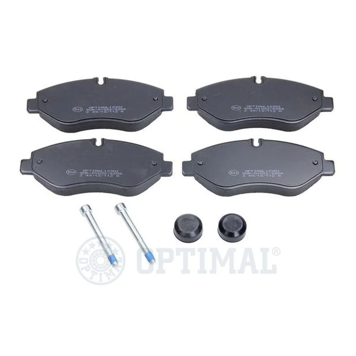Kit de plaquettes de frein, frein à disque OPTIMAL 12301
