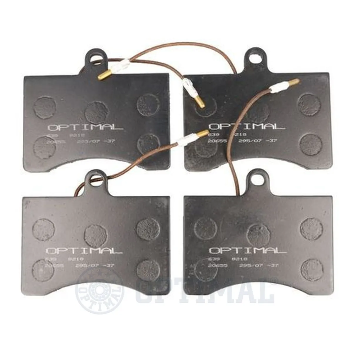 Kit de plaquettes de frein, frein à disque OPTIMAL 9218