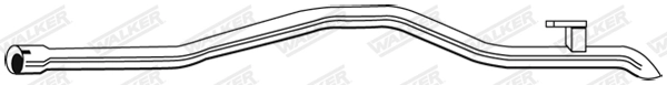Tuyau d'échappement WALKER 02772