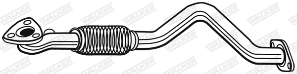 Tuyau d'échappement WALKER 08149