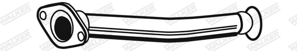 Tuyau d'échappement WALKER 02674
