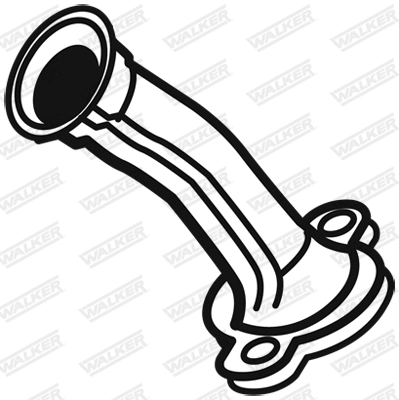 Tuyau d'échappement WALKER 09198