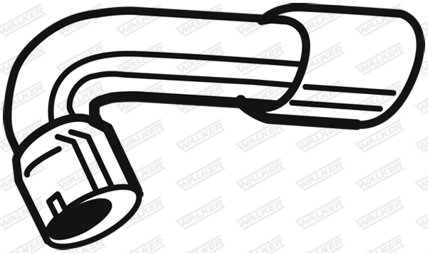 Tuyau d'échappement WALKER 10731