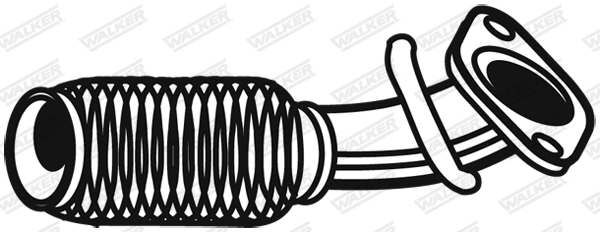 Tube ondulé, système d'échappement WALKER 06952