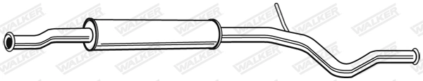 Silencieux central WALKER 23386