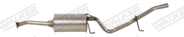 Silencieux arrière WALKER 22919