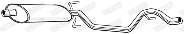Silencieux central WALKER 23027