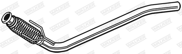 Tuyau d'échappement WALKER 10556