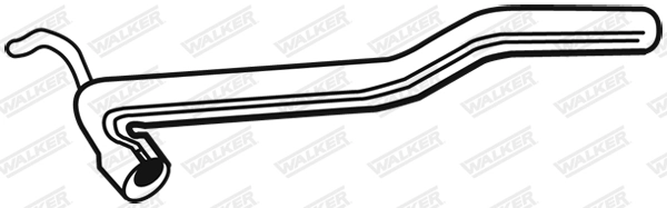 Tuyau d'échappement WALKER 09971