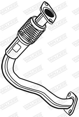 Tuyau d'échappement WALKER 07181