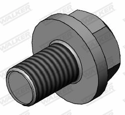 Vis, système d'échappement WALKER 81895