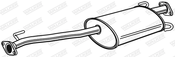 Silencieux central WALKER 21458