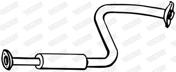 Silencieux central WALKER 25253