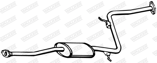 Silencieux central WALKER 15771