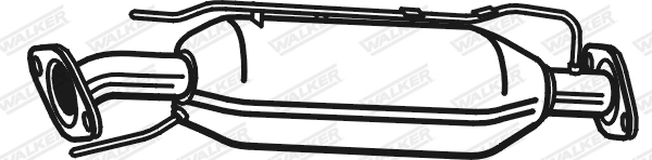 Filtre à particules / à suie, échappement WALKER 73363