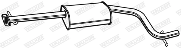 Silencieux central WALKER 71377