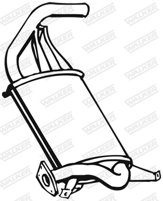 Silencieux arrière WALKER 17888