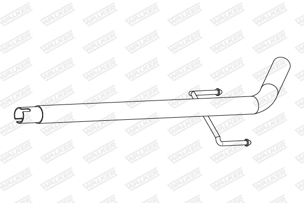 Tuyau d'échappement WALKER 10917