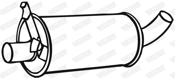 Silencieux central WALKER 06674