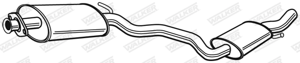 Silencieux central WALKER 21386