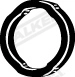 Bandes de caoutchouc, échappement WALKER 81291