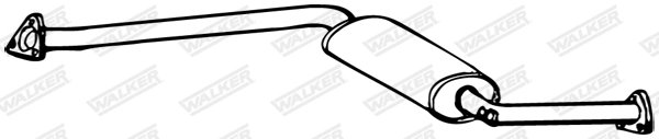 Silencieux central WALKER 16863