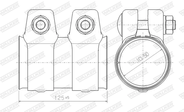 Pipe Connector, exhaust system