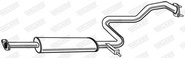 Silencieux central WALKER 23493