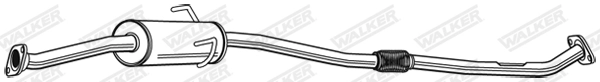 Silencieux central WALKER 22906