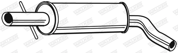 Silencieux central WALKER 21903