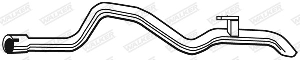 Tuyau d'échappement WALKER 02766
