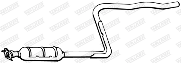 Silencieux central WALKER 23377