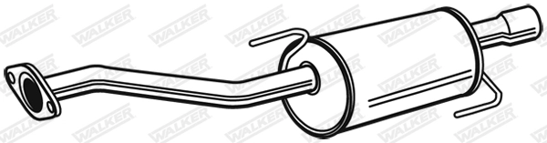 Silencieux arrière WALKER 23642