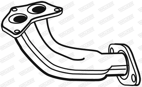 Tuyau d'échappement WALKER 02749