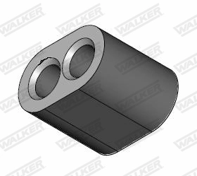Bandes de caoutchouc, échappement WALKER 81307