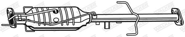 Filtre à particules / à suie, échappement WALKER 93370