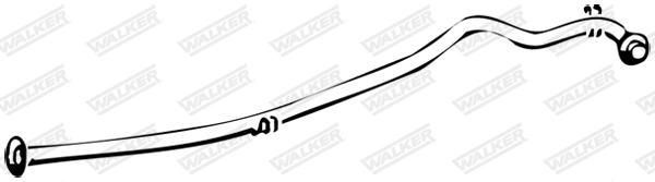 Tuyau d'échappement WALKER 07558