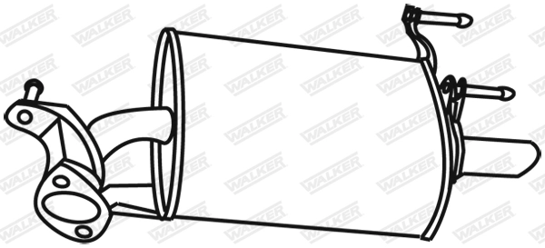 Silencieux arrière WALKER 18570