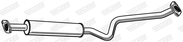 Silencieux central WALKER 23484