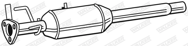 Filtre à particules / à suie, échappement WALKER 93221