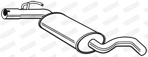 Silencieux central WALKER 19596