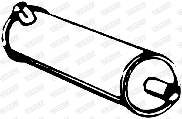 Silencieux arrière WALKER 06625