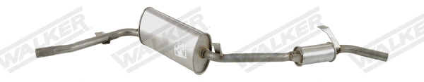 Silencieux arrière WALKER 01260