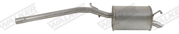 Silencieux arrière WALKER 23243